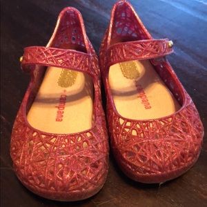 Mini Melissa pink zig zags sz 6 guc